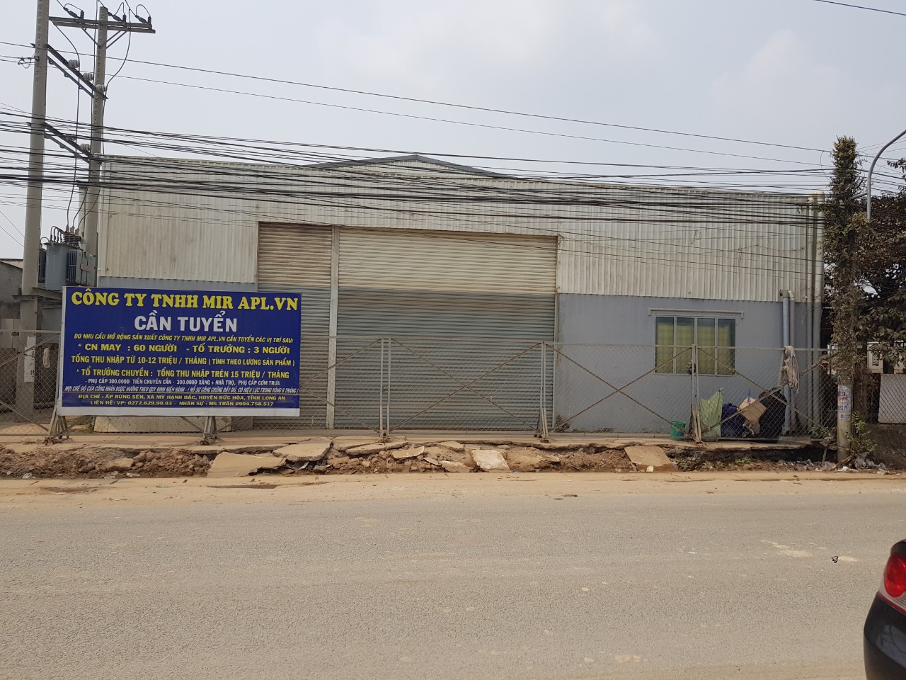 CHO THUÊ NHÀ XƯỞNG HÓC MÔN. -